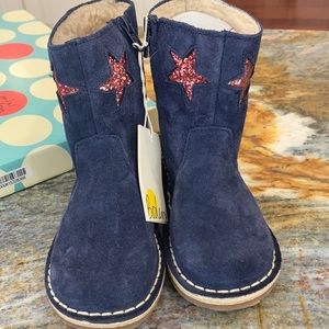 Mini Boden short leather boots. Size 28. Never used